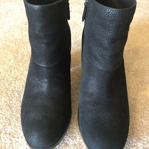 Cole Haan Cassidy Black Nubuck Booties Size 7